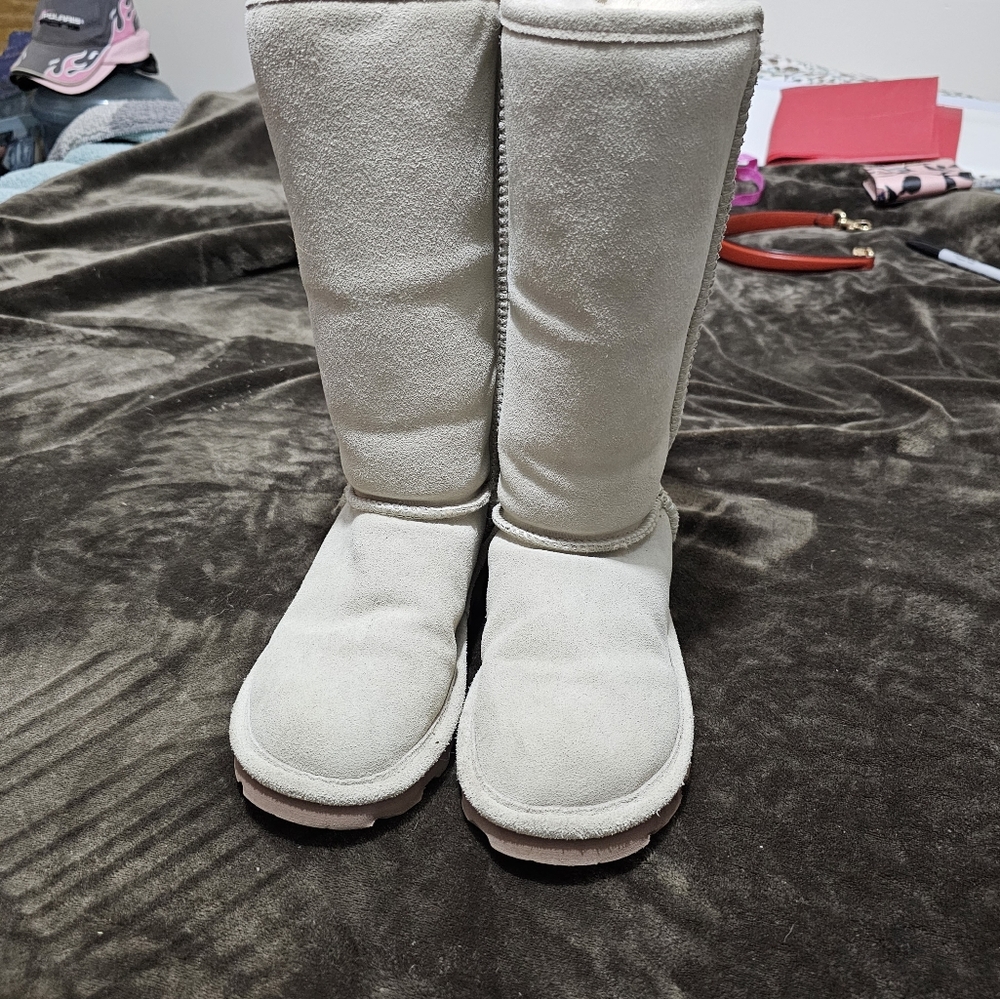 Bearpaw  Heather grey/ creme winter boots - Picture 7 of 12